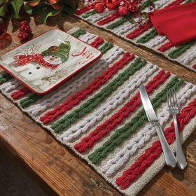 Winter Scarf Placemat - Multi