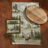 Watercolor Wildlife Dishtowel