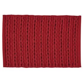 Winter Scarf Placemat - Red