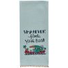Whatever Floats Your Boat Embroidered Dishtowel