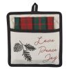 Winter Pines Pocket Potholder Set