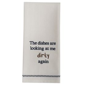 Looking Dirty Sentiment Dishtowel