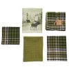 Watercolor Wildlife 3Dishtowel 1 Discloth Set