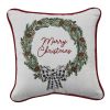 Winter Pines 10" Embroidered Pillow