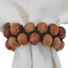 Wooden Bead Napkin Ring