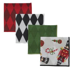 Nutcracker Dishcloth Set 4