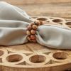 Wooden Bead Napkin Ring