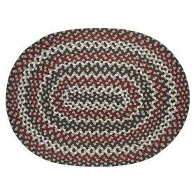 Limestone Braided Oval Rug 32" X 42"