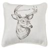 Wild And Beautiful Deer Printed Pillow 10"