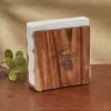 Rustic Wood Napkin Holder