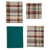 Gamekeeper Plaid 3 Dishtowel/1 Dishcloth Set