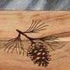 Rustic Pine Cutting Board With Spreader