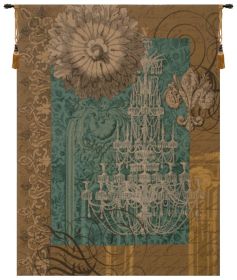 Le Grand Lustre Blue French Tapestry (size: H 58" x W 44")