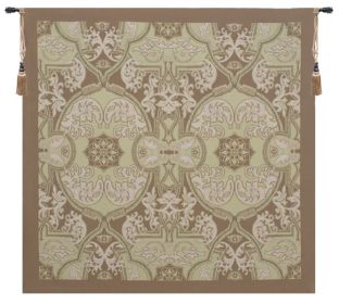Belgian Medallion Square Belgian Tapestry Wall Art (size: H 37" x W 37")