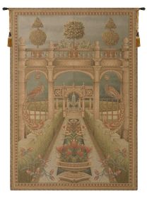 Gathered Bouquet I Belgian Tapestry (size: H 52" x W 35")