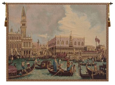 Bucintoro II Italian Wall Tapestry (size: H 38" x W 54")