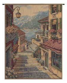 Bellagio Scalinata Italian Wall Tapestry (size: H 26" x W 17")