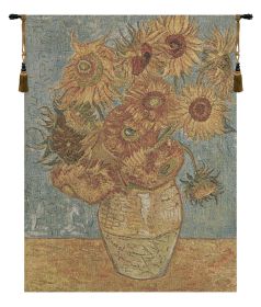 Vincent Sunflowers European Wall Art (size: H 25" x W 17")
