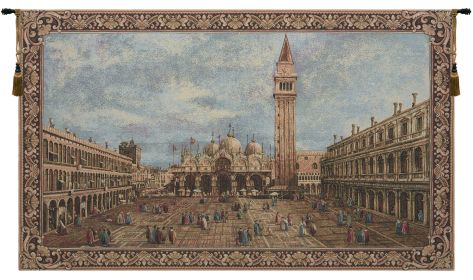 Venezia Piazza European Wall Art (size: H 26" x W 44")