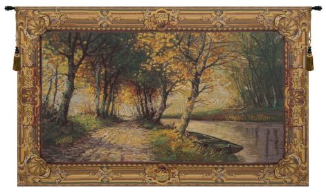 Automne Belgian Tapestry Wall Art (size: H 60" x W 99")