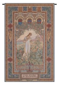 Aurore Belgian Tapestry Wall Art (size: H 87" x W 55")