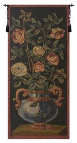 Roses Belgian Tapestry Wall Art (size: H 68" x W 32")
