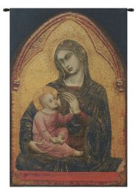 Madonna en Or Belgian Tapestry Wall Art (size: H 71" x W 46")