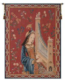 Dame A La Licorne I  French Tapestry (size: H 38" x W 28")