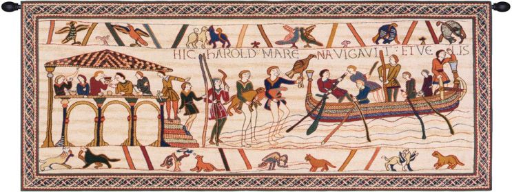 King Harold Large French Tapestry (size: H 29" x W 80")