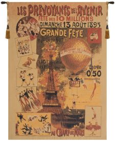 Prevoyants De L'Avenir European Tapestry (size: H 39" x W 27")