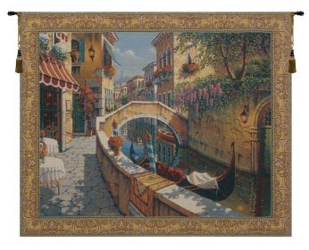 Passage to San Marco Belgian Tapestry Wall Art (size: H 38" x W 48")