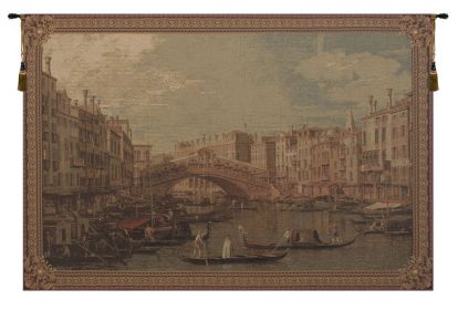 Rialto Bridge European Tapestry (size: H 57" x W 78")