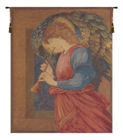 Flageolet Angel European Tapestry (size: H 24" x W 18")