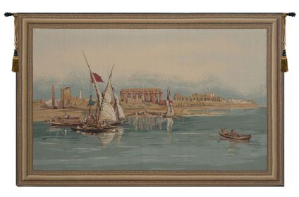 Temple of Luxor Tapestry Wall Hanging (size: H 52" x W 75")