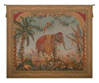 Royal Elephant French Tapestry (size: H 35" x W 45")