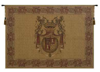 Blason Tours Horizontal Belgian Tapestry (size: H 54" x W 76")