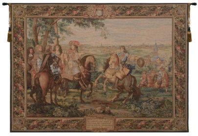 La Prise de Lille French Tapestry (size: H 58" x W 86")