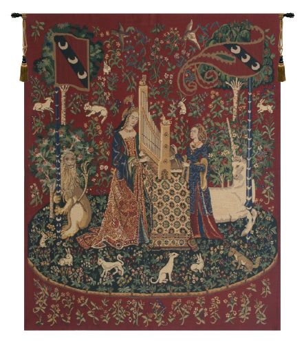Lady and the Organ II Tapestry