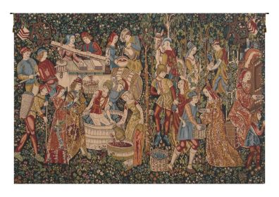 Wine Makers, Terracotta Tapestry (size: H 33" x W 47")