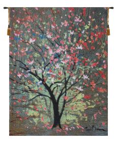 Hopefull Tree by Simon Bull  Belgian Tapestry Wall Art (size: H 34" x W 26")