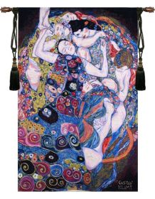 Virgin by Klimt European Tapestry (size: H 40" x W 28")