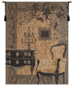 Mobilier Louis XVI Gold French Tapestry (size: H 79" x W 59")