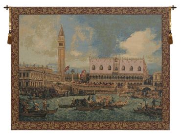 Bucintoro I Italian Wall Tapestry (size: H 38" x W 54")