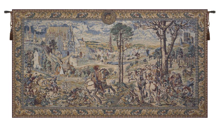 Old Brussels Light Belgian Tapestry Wall Art