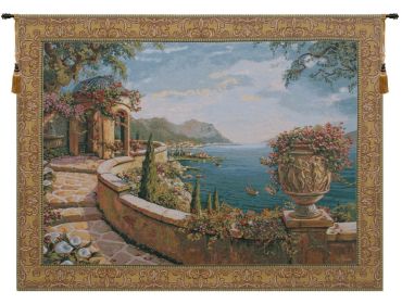 Capri Belgian Tapestry Wall Art (size: H 34" x W 46")