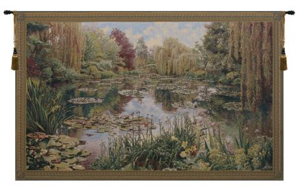 Monet Horizontal Belgian Tapestry Wall Art (size: H 24" x W 39")