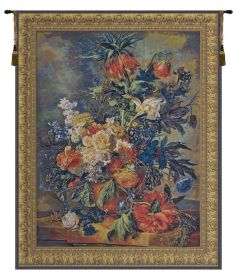 Bouquet Dore Belgian Tapestry Wall Art (size: H 46" x W 36")