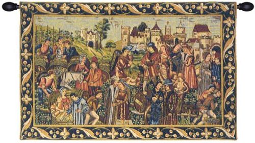 Winemarket French Tapestry (size: H 25" x W 38")