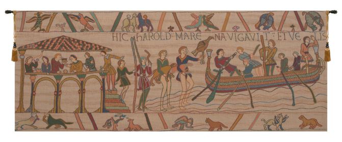King Harold Small French Tapestry (size: H 30" x W 80")
