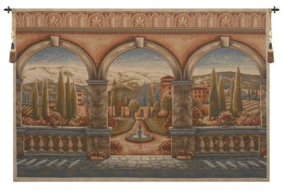 Tuscan Arches Belgian Tapestry (size: H 34" x W 52")